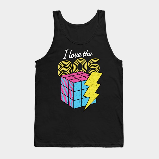 I love 80s Tank Top by LR_Collections